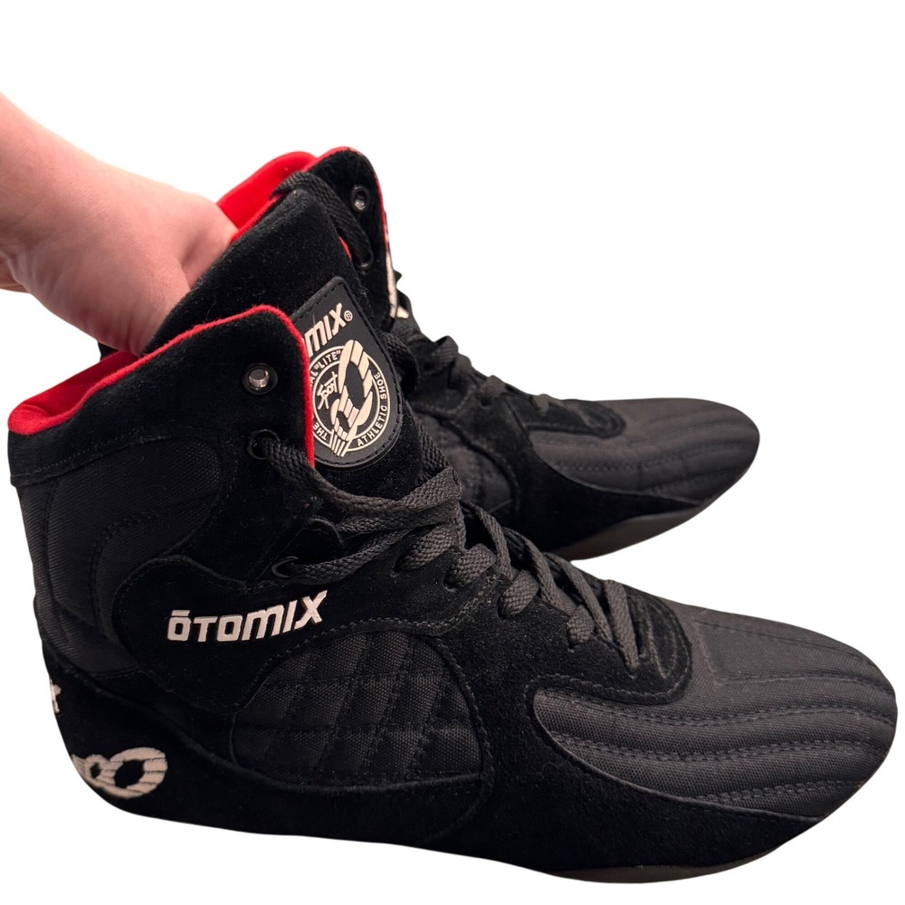 Otomix Ultimate Trainer M3000 Bodybuilding Shoes Black Red Mens 12 Weightlifting